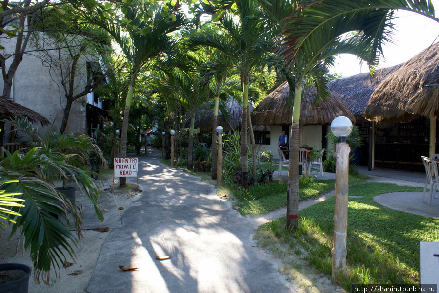Гостиница на пляже на острове Боркай Остров Боракай, Филиппины