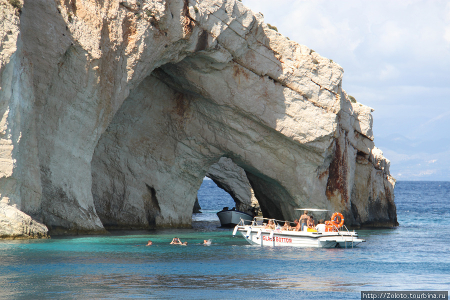 Голубые пещеры Остров Закинф, Греция