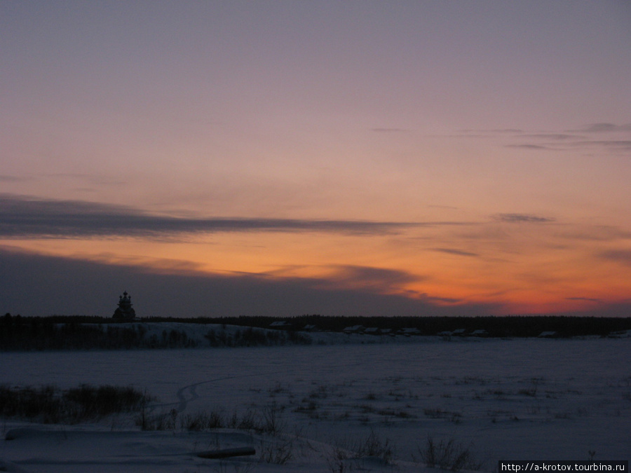Зимняя Онега на Новый год-2010, и как мы заблудились в лесу Онега, Россия