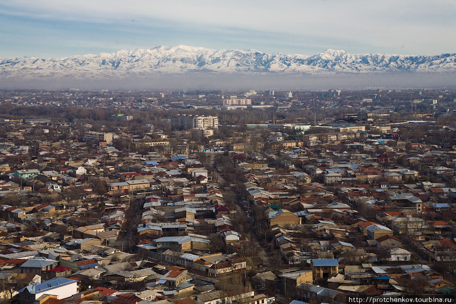 Вид на Ташкент с телебашни