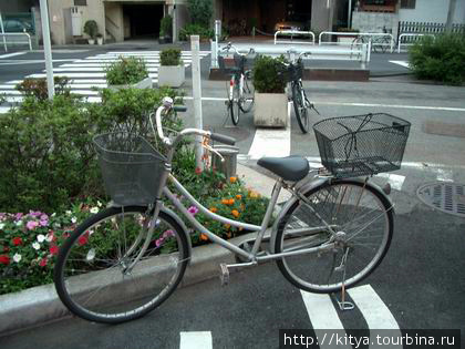 Обычный японский велосипед Токио, Япония