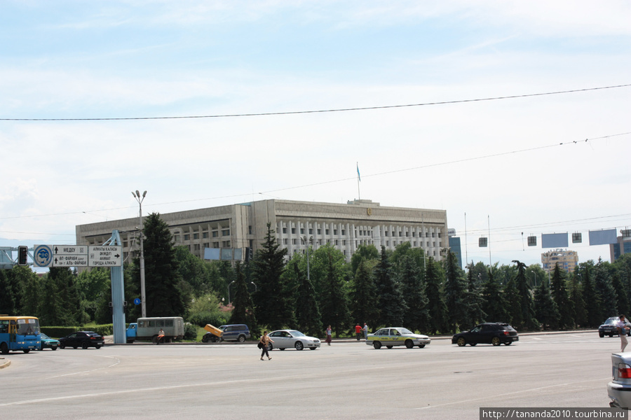 Алматы и Медео жарким летом Медео стадион, Казахстан