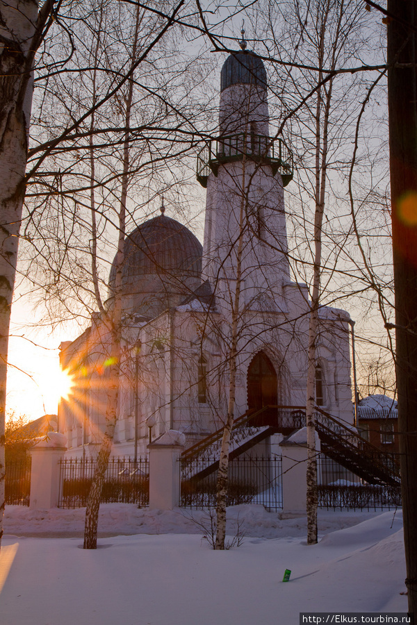 Белая мечеть на Татарской Томск, Россия