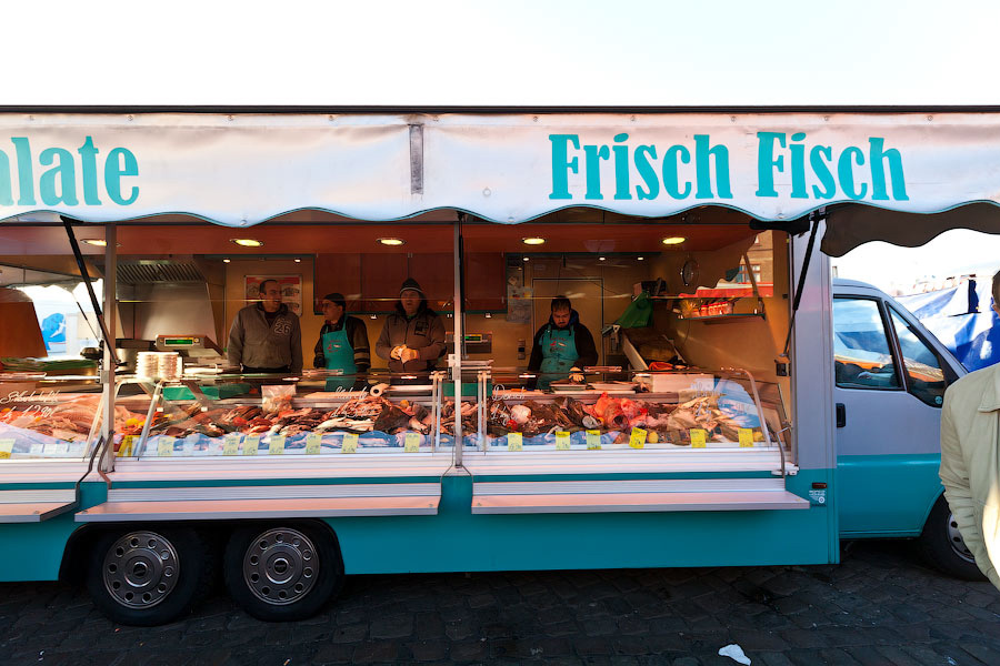 Hamburger Fischmarkt. Рассказ в картинках. Гамбург, Германия