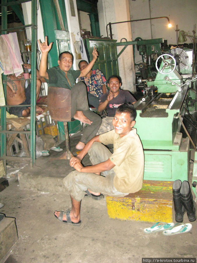 Пролетарии — рабочие депо Маланг, Индонезия