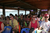 Наша туристическая лодка. Хотя тайцев было больше половины.
