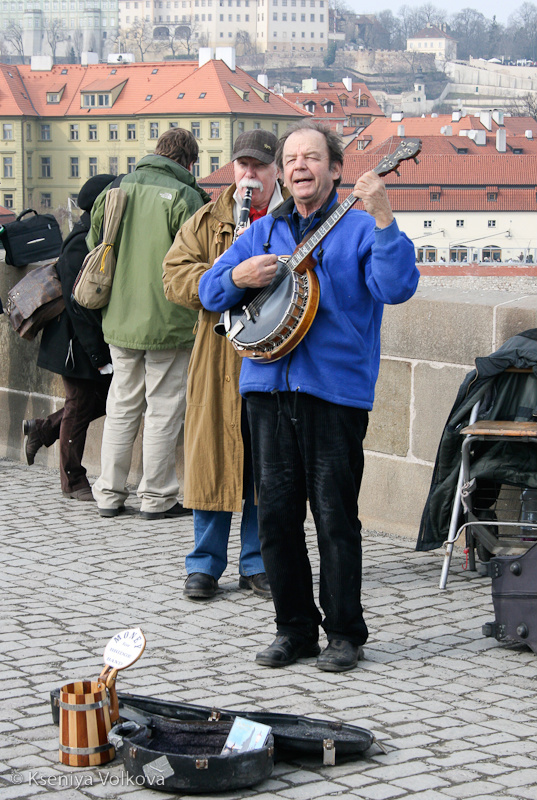 Музыканты. Прага, Чехия