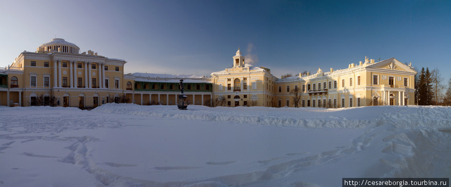 Павловский музей-заповедник зимой Павловск, Россия