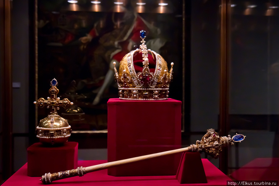 Корона, скипетр и держава Австрийской империи Вена, Австрия