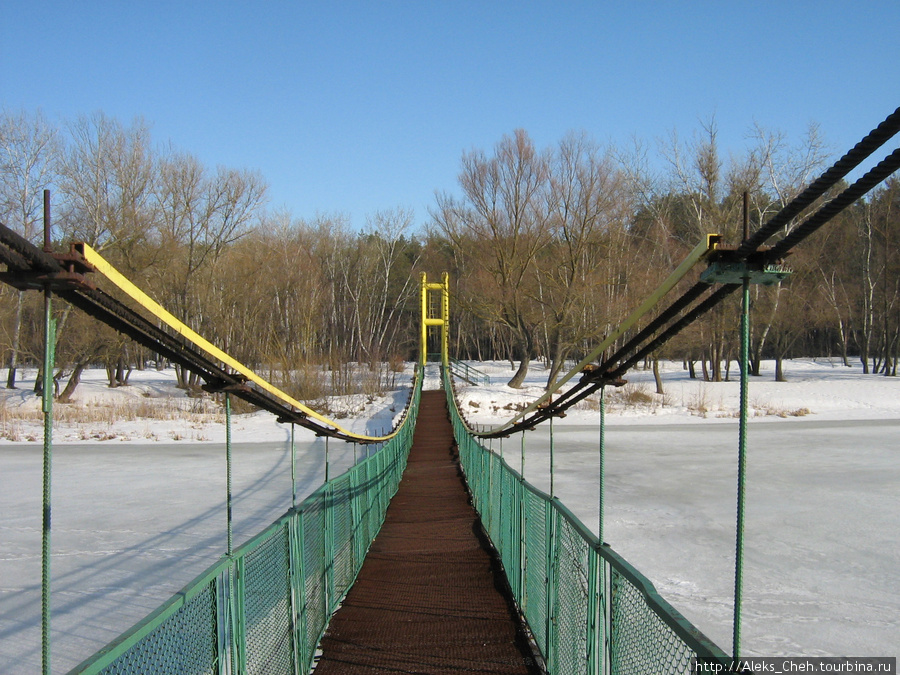Мост через реку Псел. Великая Багачка, Украина