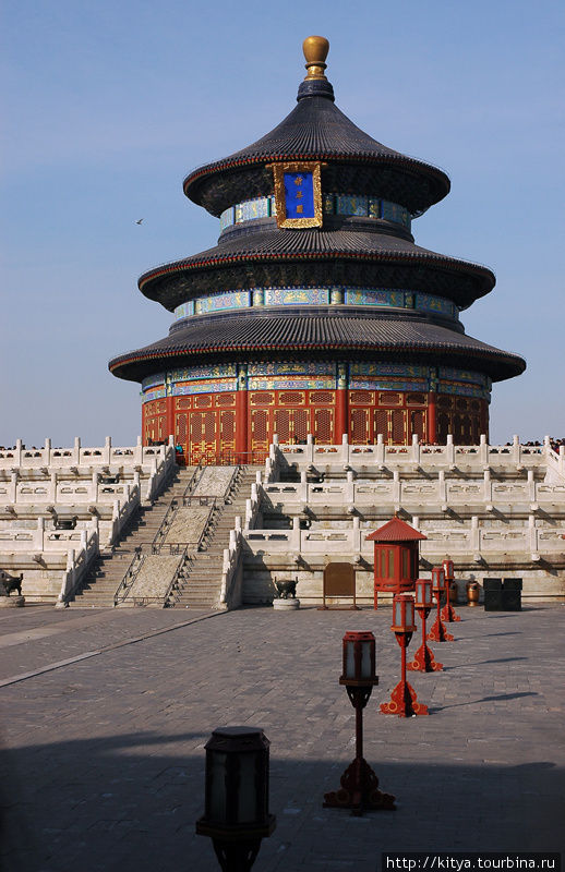 Храм Неба в дни весеннего фестиваля Пекин, Китай