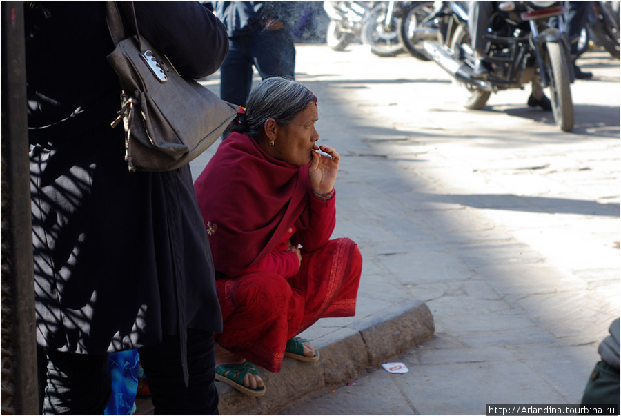 На улицах Катманду... осенние встречи... Катманду, Непал