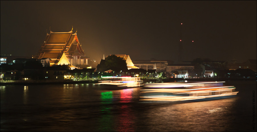 Вид на Ват Канлая Бангкок, Таиланд