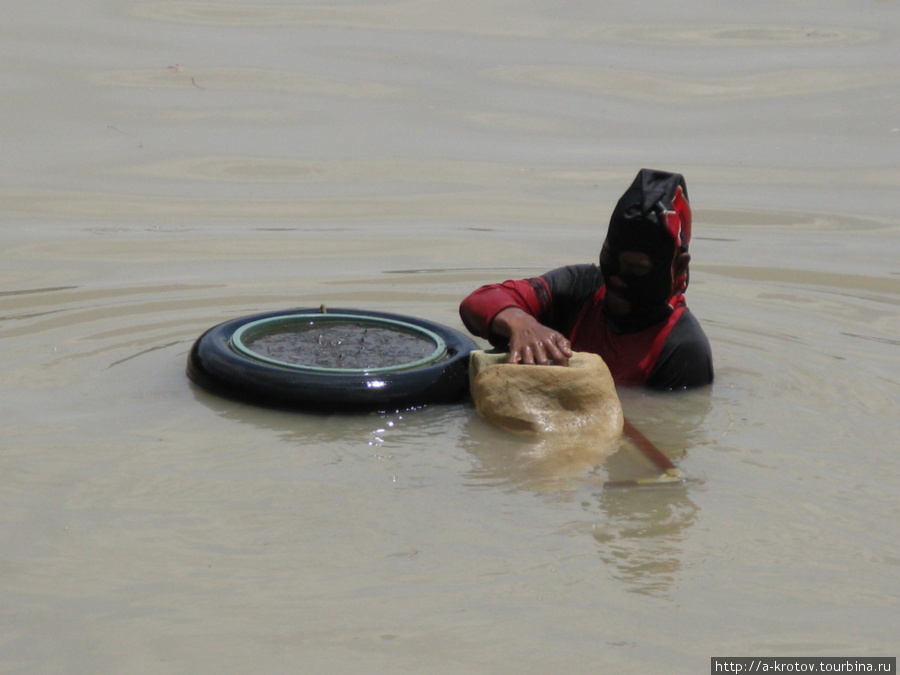 ...другие купаются в нечистотах и вылавливают из арыков что-нибудь полезное... Но это так, к слову) Сурабайя, Индонезия