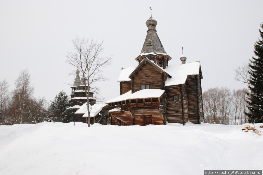 Церковь Рождества Богородицы из села Передки 1531 год Новгородская область, Россия