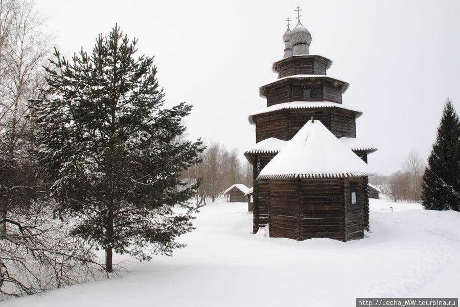 Церковь Николы из деревни Высокий Остров 1767 год Новгородская область, Россия