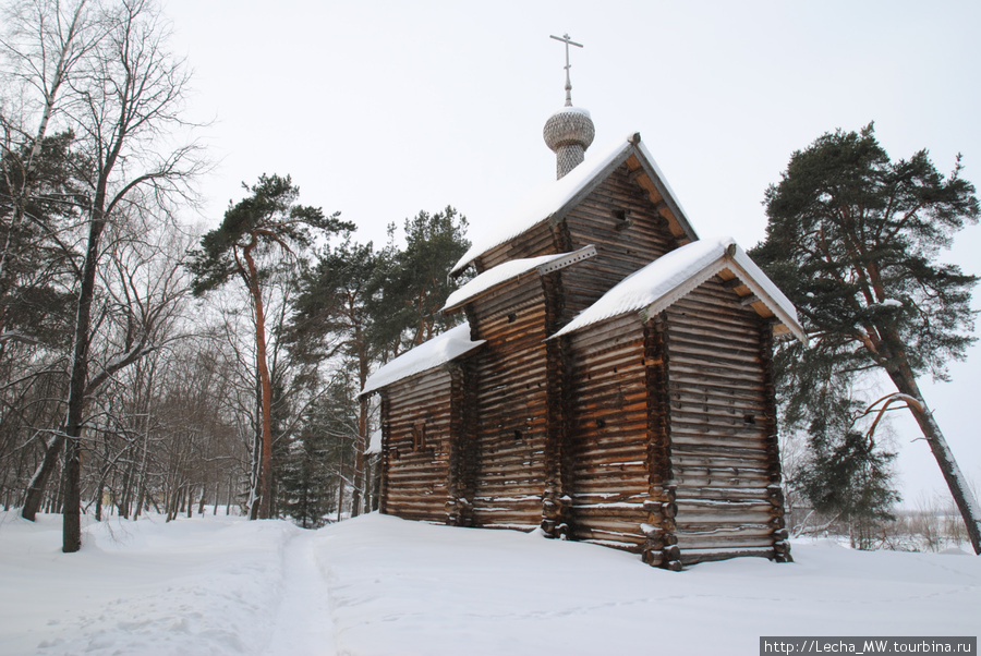Церковь Николы из деревни Мякишево 1642 год Новгородская область, Россия