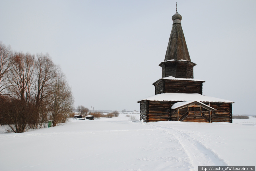 Церковь Успения из села Курицко 1595 год Новгородская область, Россия