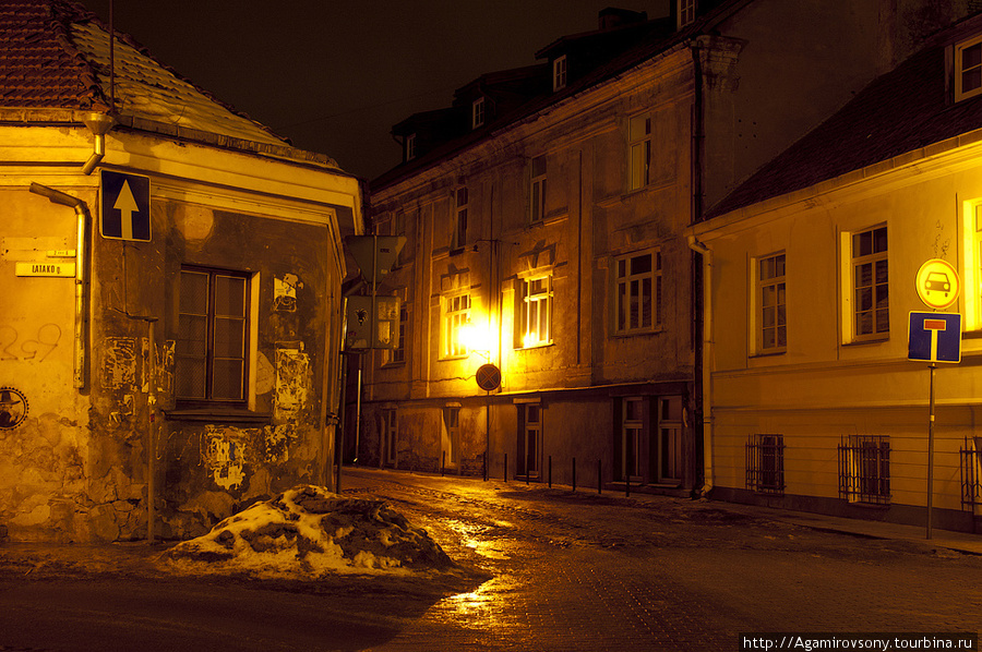 Вильнюс. Старый город. Ночь Вильнюс, Литва