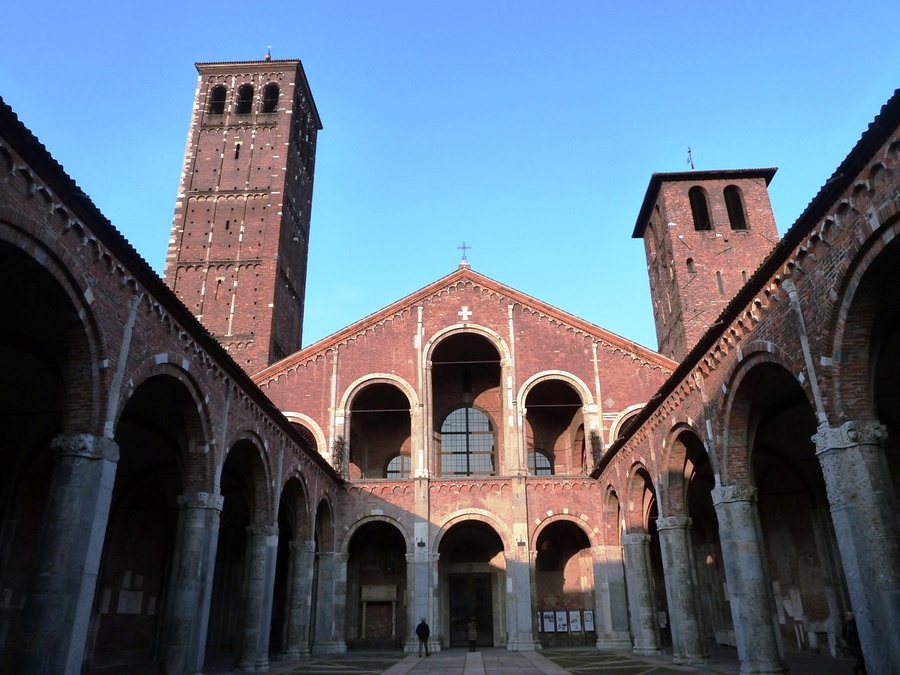 Базилика Святого Амвросия Милан, Италия