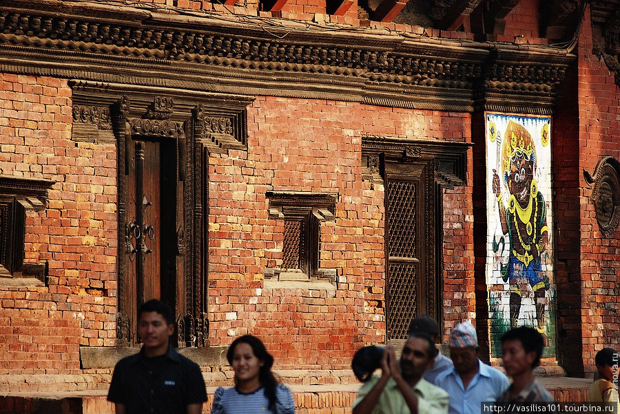 Непал, Патан, Площадь Дурбар, апрель 2010 г. Патан (Лалитпур), Непал