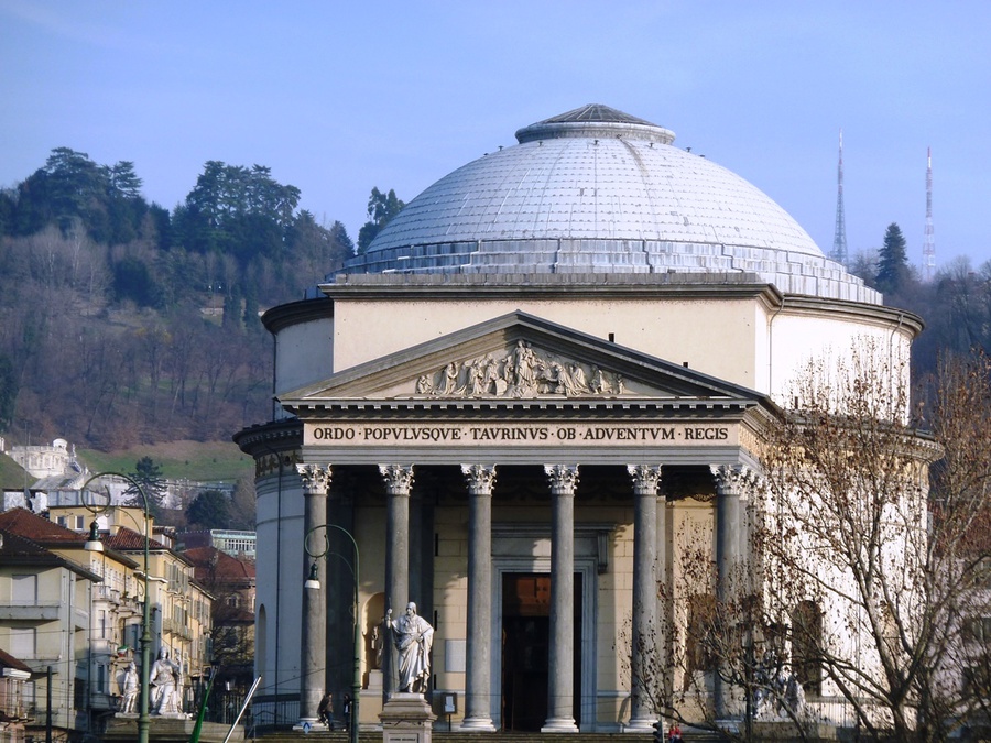 Церковь Гран-Мадре-ди-Дио Турин, Италия