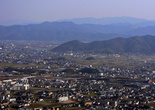 Виды на город Токусима с горы Бизан