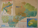 Карта Мали.