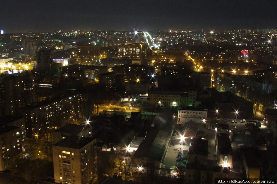 2008 Март - Днепропетровск с высоты орла. Украина Днепр, Украина