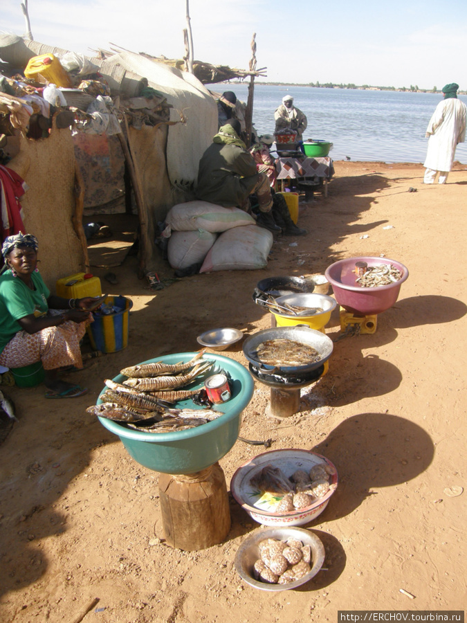 Деревня народности бозо Область Тимбукту, Мали