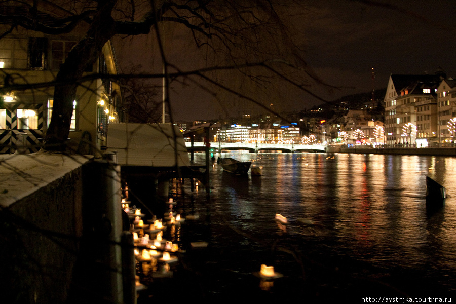 Фестиваль плавающих свечей Цюрих, Швейцария