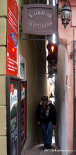 Самая узкая улица Праги