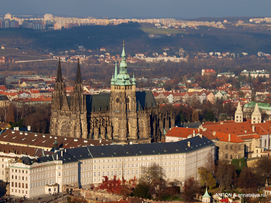 Большая жемчужина - часть 4. Виды на Прагу с Эйфелевой башни Прага, Чехия