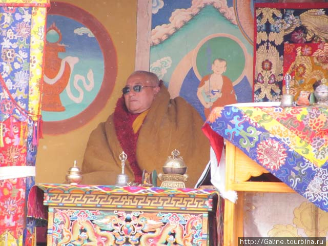 Главный лама монастыря Ликир Гомпа Штат Джамму-и-Кашмир, Индия