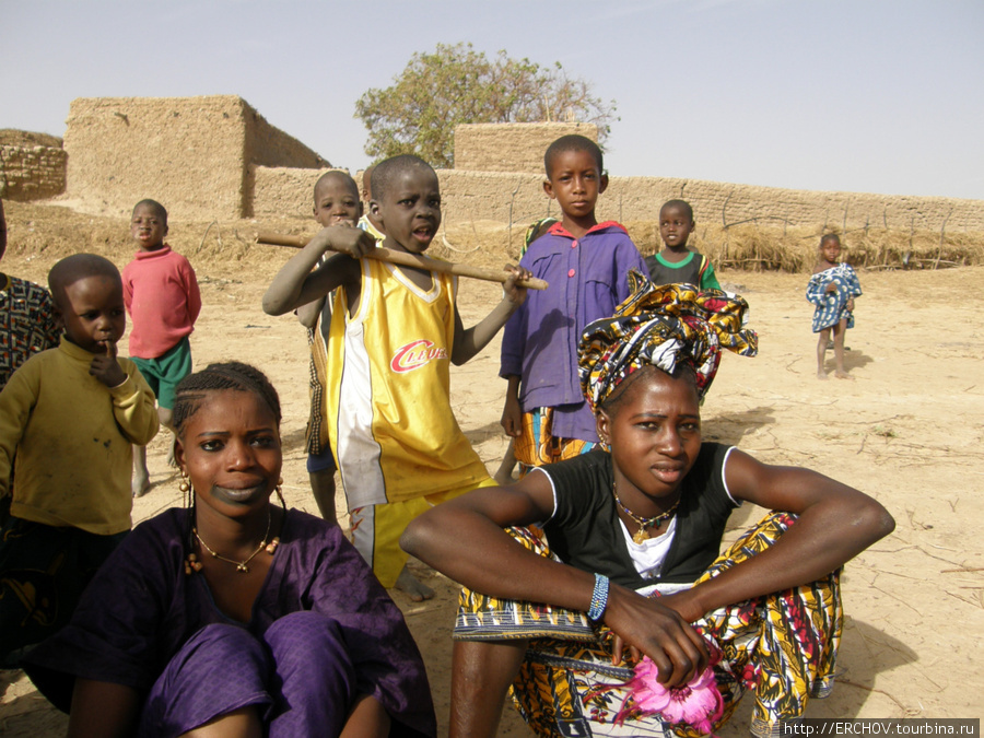 Деревня рыбаков фульбе Мопти, Мали