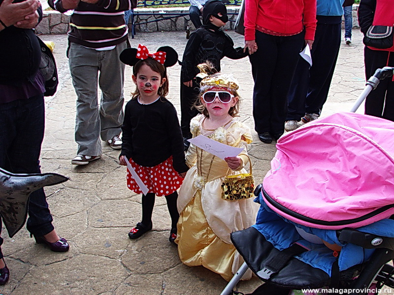 Детский карнавал, Малага, эль Пало, Malaga, el Palo Малага, Испания