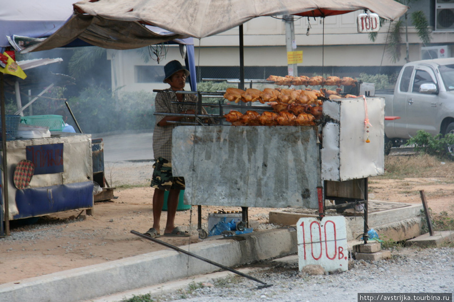 Уличная и пляжная еда Таиланд