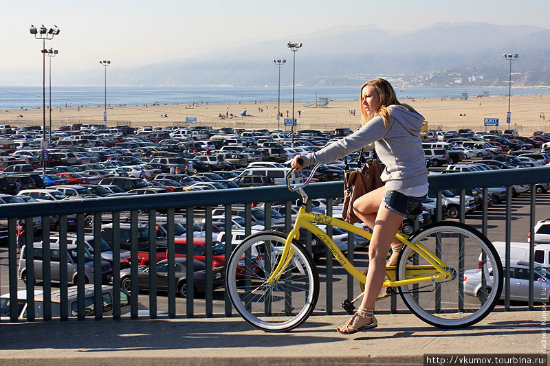 Santa Monica: главный городской пляж Лос-Анджелеса Санта-Моника, CША
