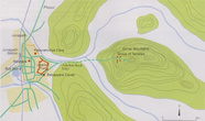 Карта Джунагара и горы Гирнар