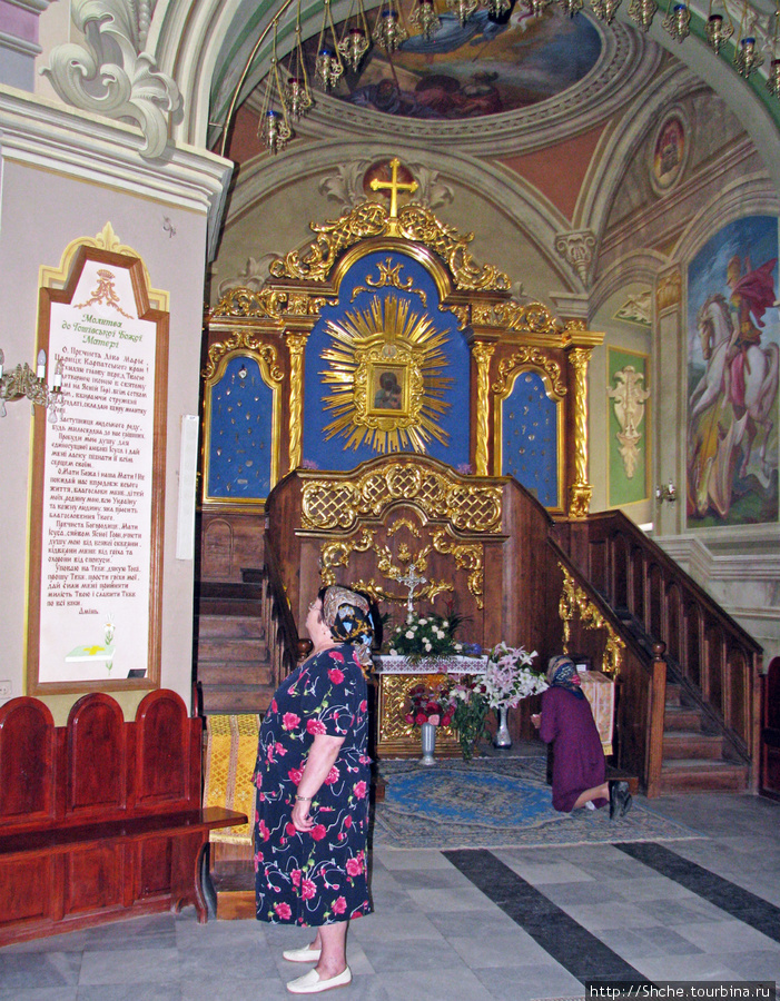 Икона  Царица Карпат Гошев, Украина