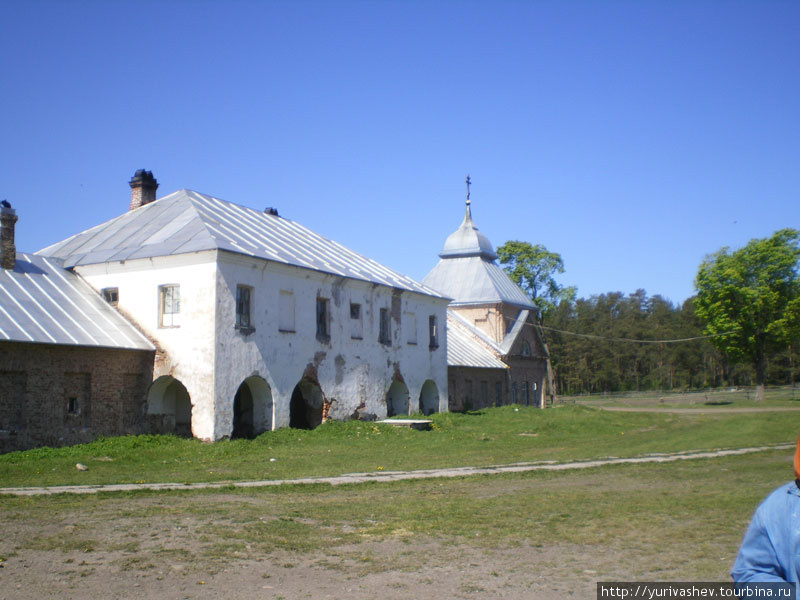 Монастырское каре построено в 1812-50гг. Остров Коневец, Россия