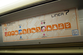 В метро в Мехико станции обозначены не только названиями, но и картинками — для доходчивости