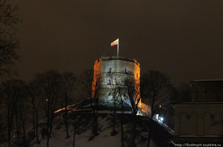 Башня Гедеминаса и виды Вильнюса с башни Вильнюс, Литва