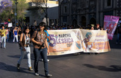 Парад лесбиянок в Мехико