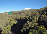 Последний взгляд на лагерь Horombo и Uhuru Peak
