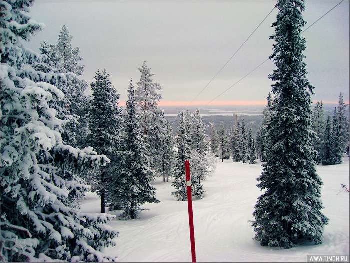 Царство снега и мороза Юлляс, Финляндия
