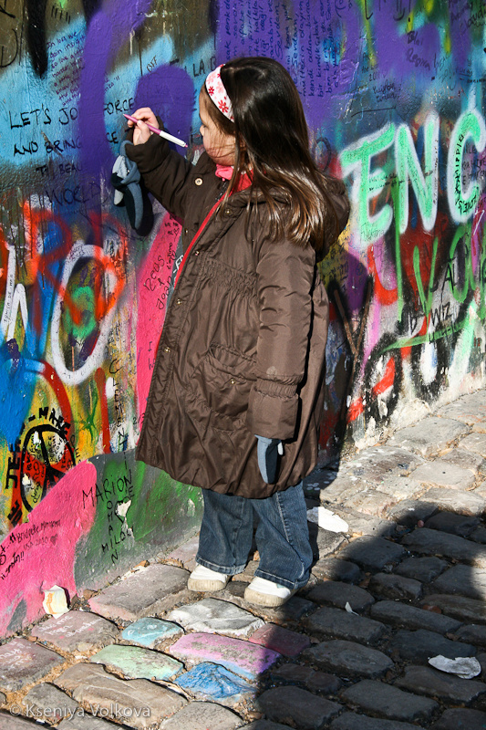 Стена Леннона Прага, Чехия
