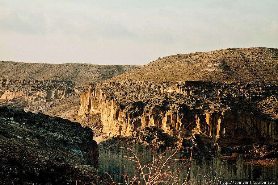 Каньон в долине Ихлара. Ихлара (долина), Турция