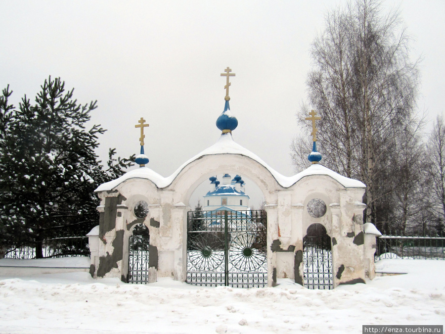 Бело-голубая классика — Церковь пророка Илии, село Селихово Селихово, Россия