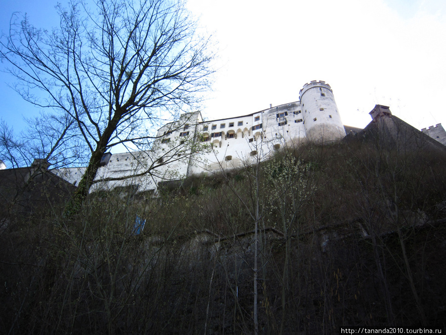 Знаменитая крепость Зальцбург, Австрия